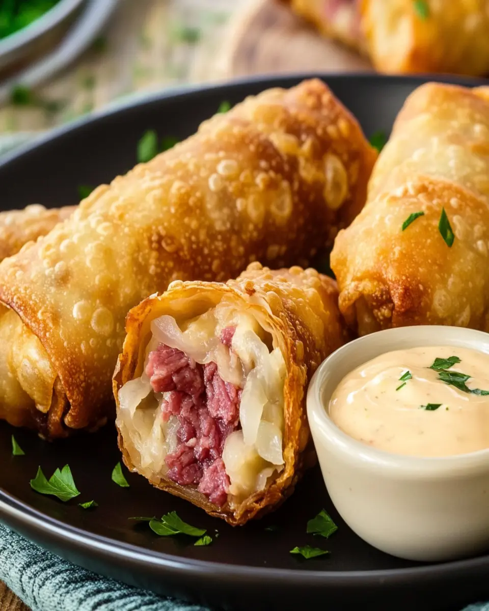 Reuben Egg Rolls First Image First Image