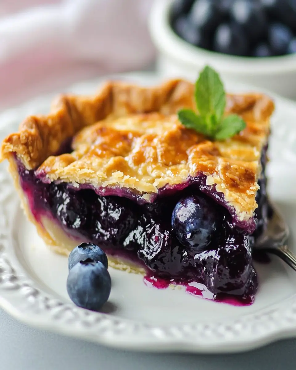 Blueberry Rhubarb Pie First Image First Image