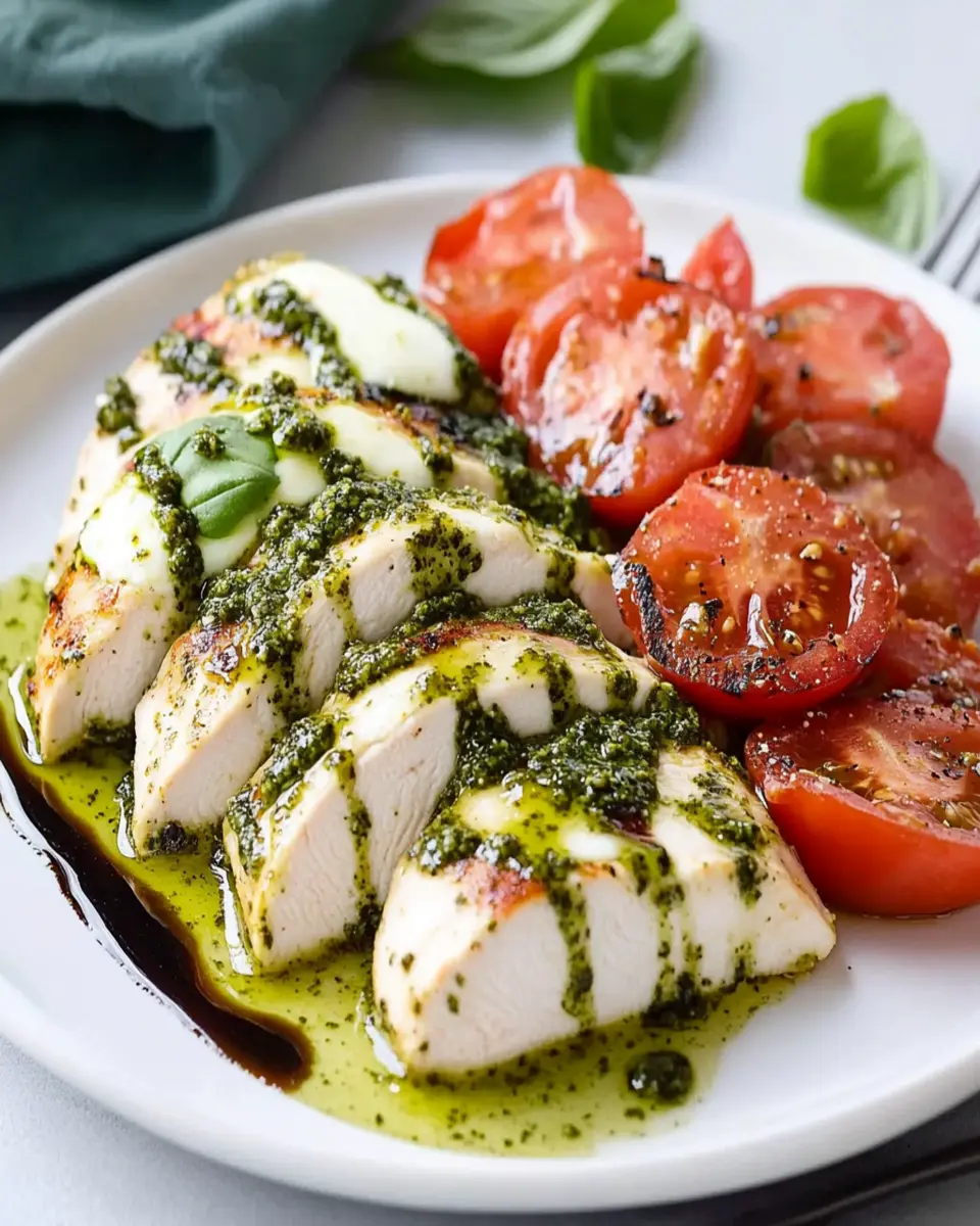 Pesto Chicken Caprese First Image First Image