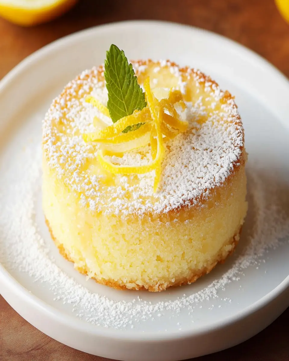 Lemon Pudding Cake First Image First Image