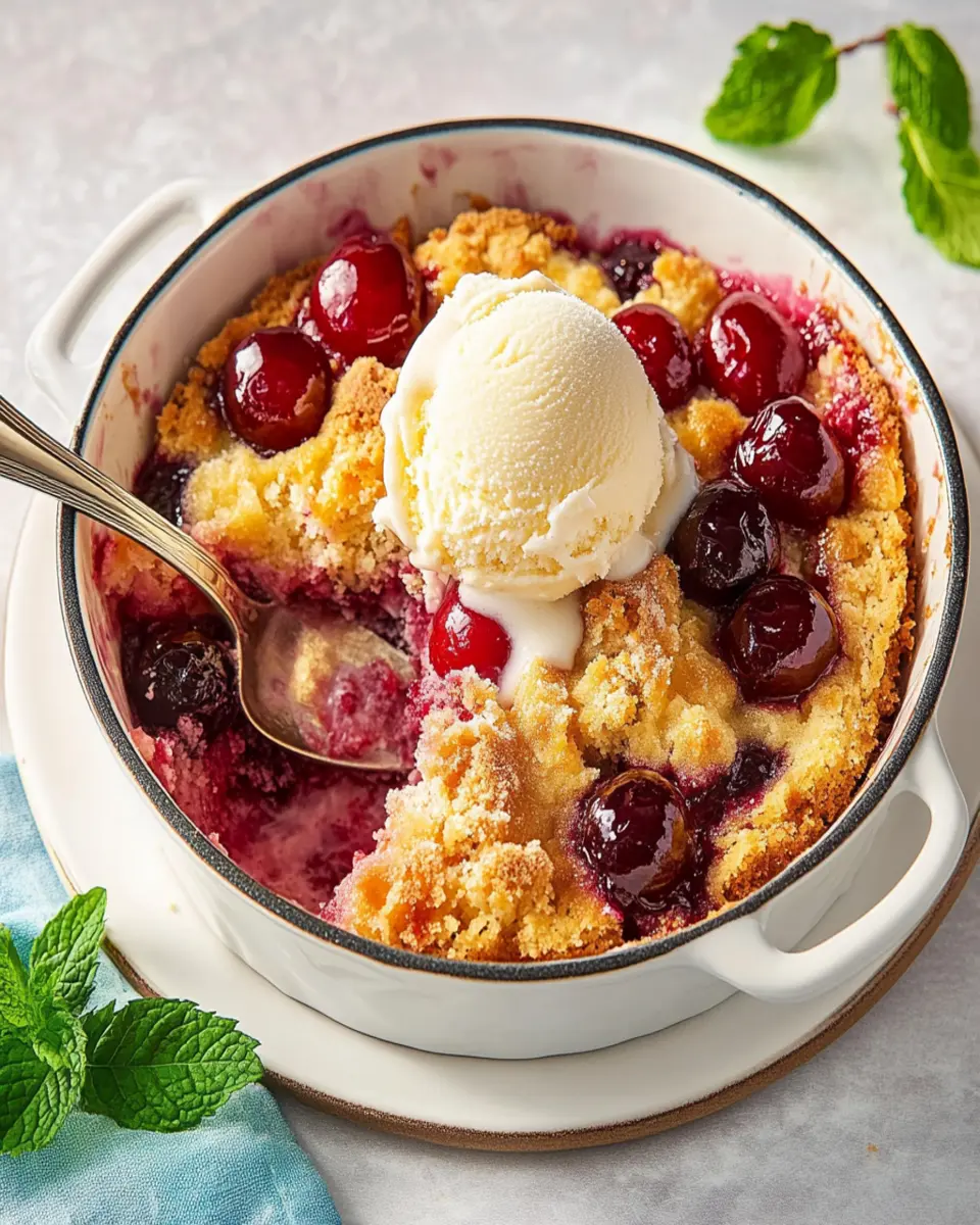 Cherry Dump Cake First Image First Image