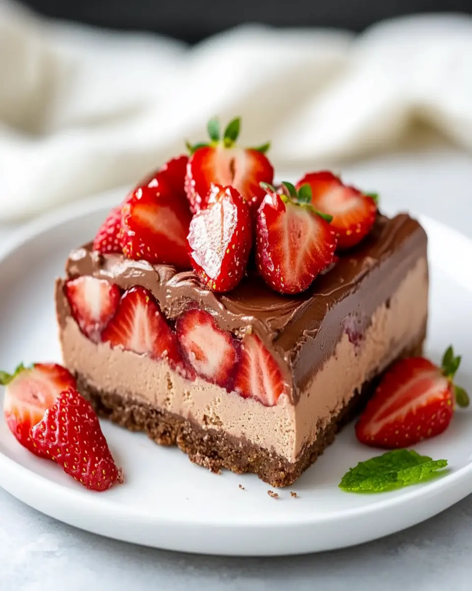 Strawberry Chocolate Semifreddo First Image First Image