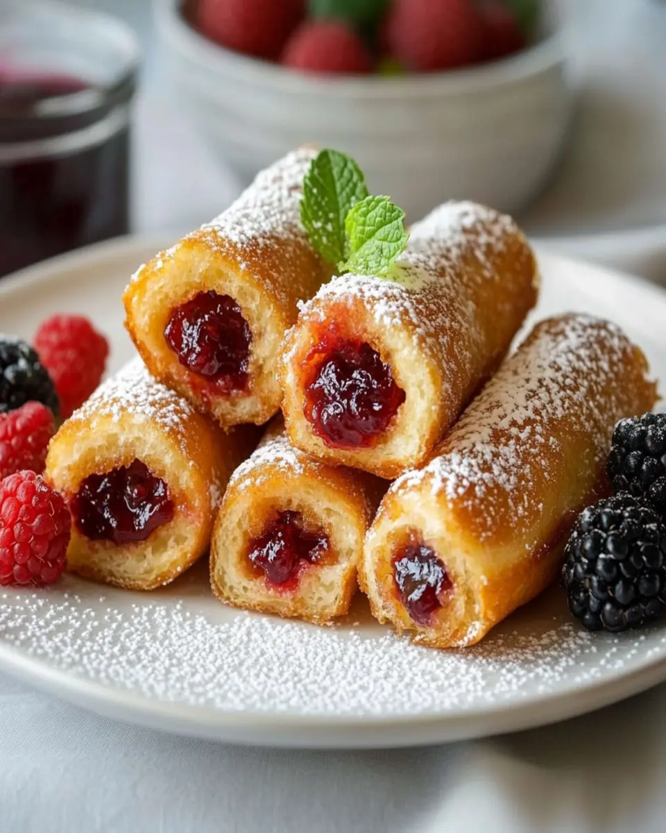 Jam Donut French Toast Rolls First Image First Image
