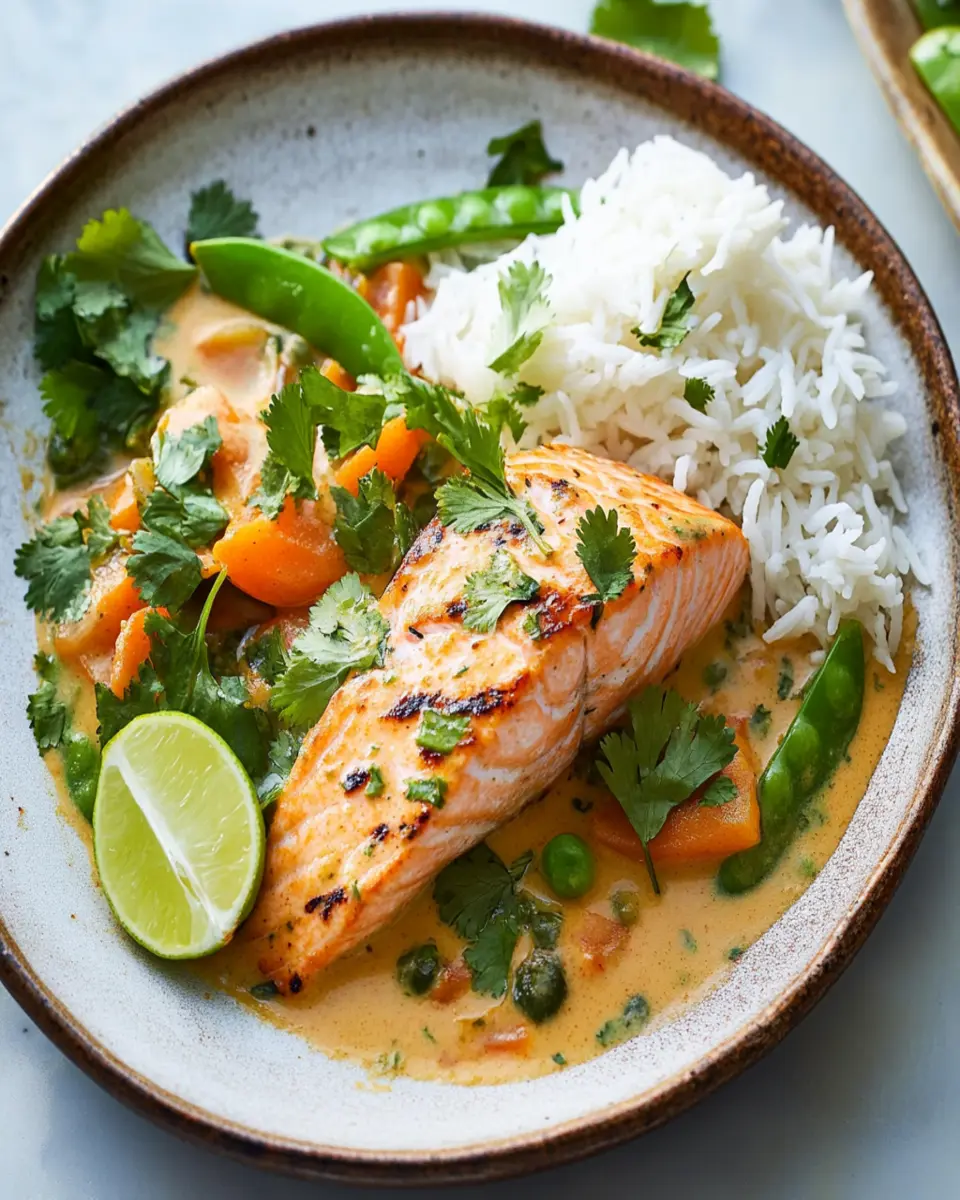 Coconut-Miso Salmon Curry First Image First Image