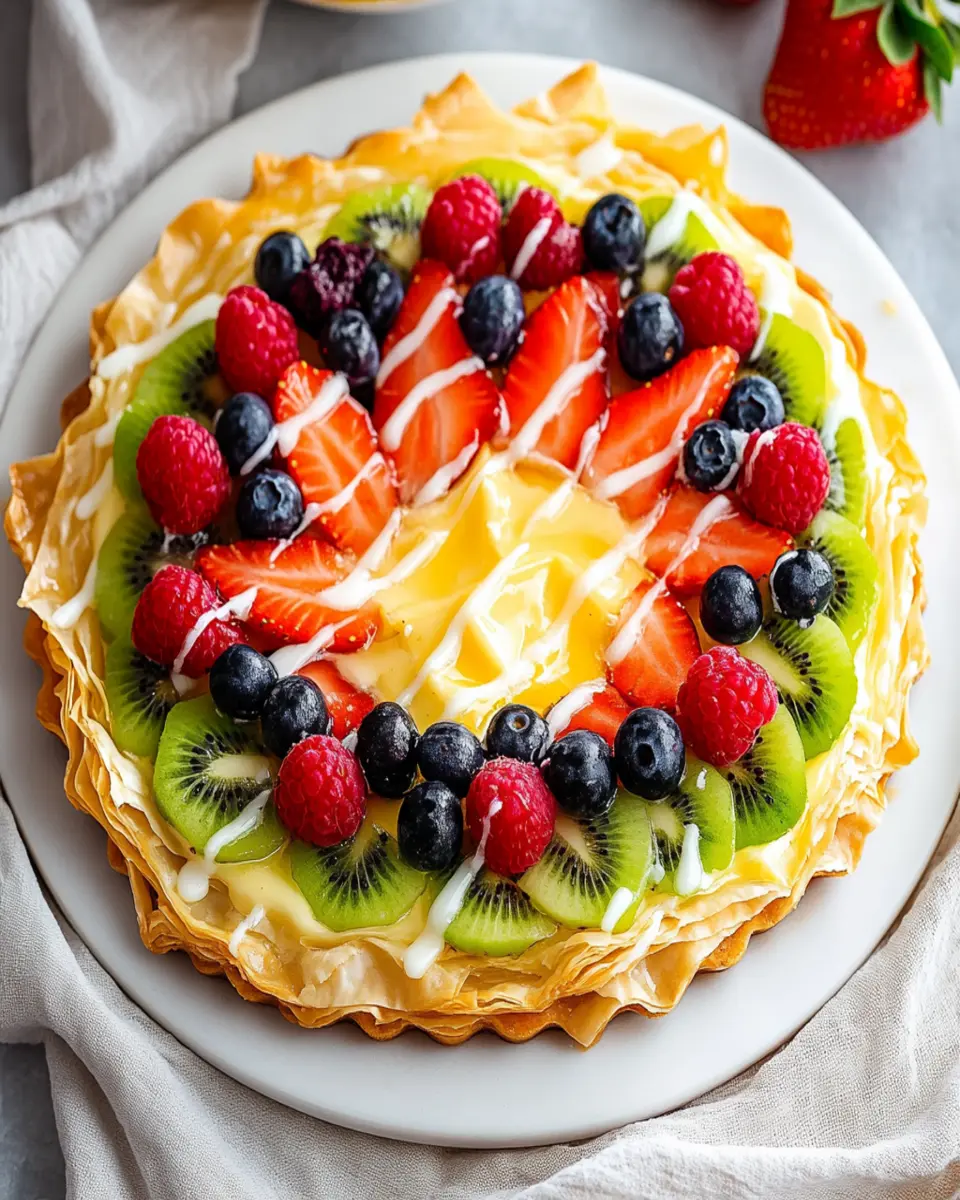 Phyllo Fruit Tart First Image First Image