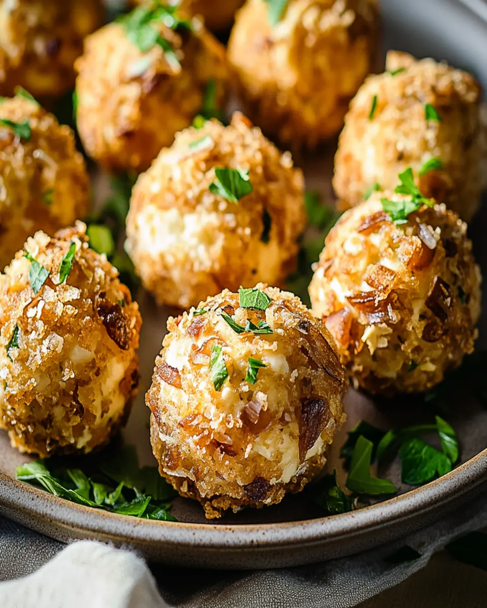 Caramelized Onion Mini Cheese Balls First Image First Image