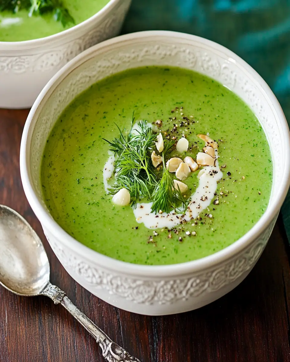 Very Green Spring Soup First Image First Image