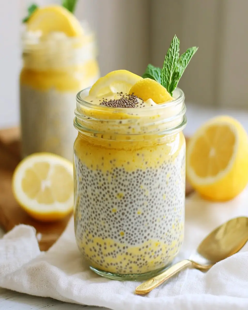 Lemon Poppyseed Chia Pudding First Image First Image