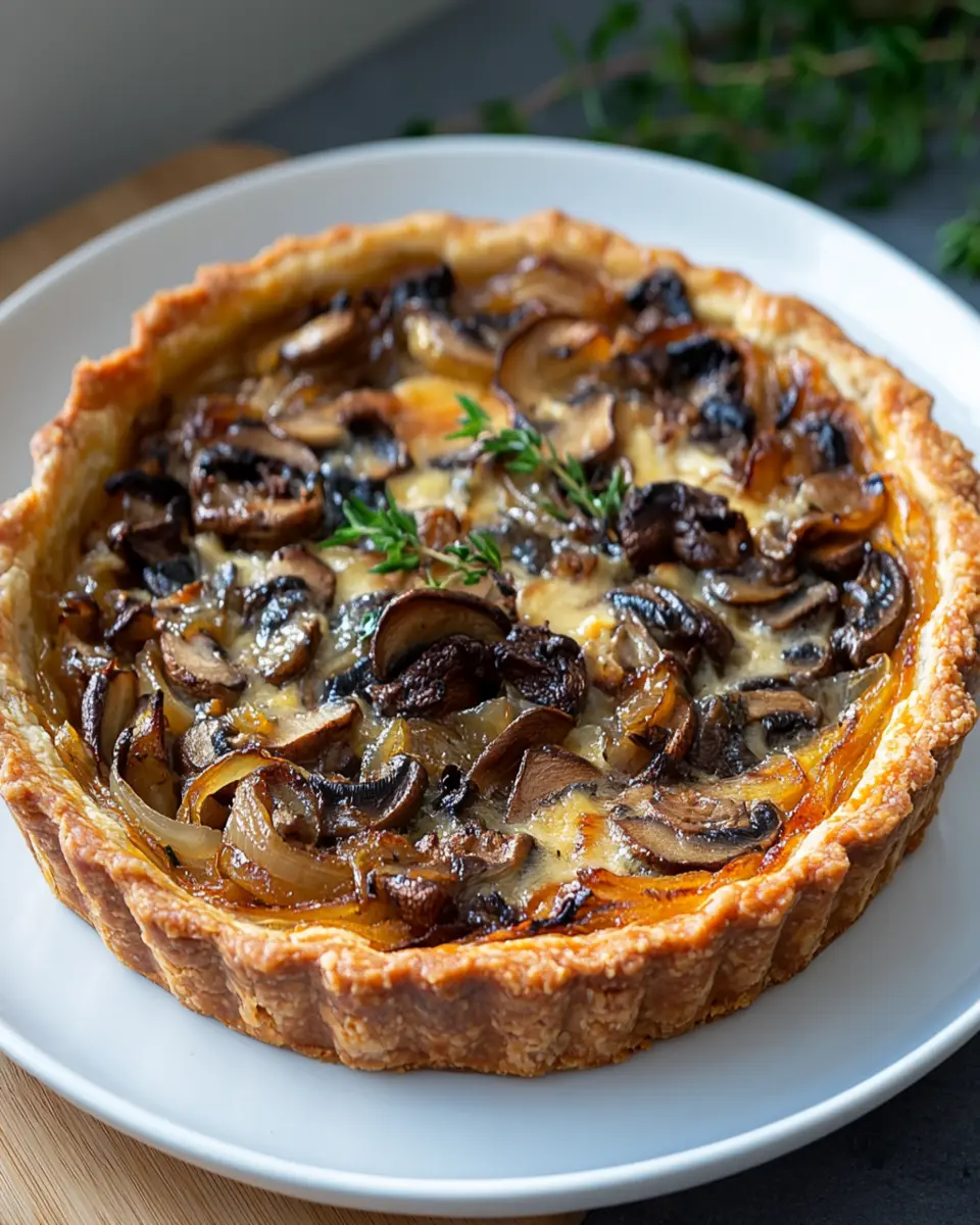 Mushroom and Onion Tart First Image First Image