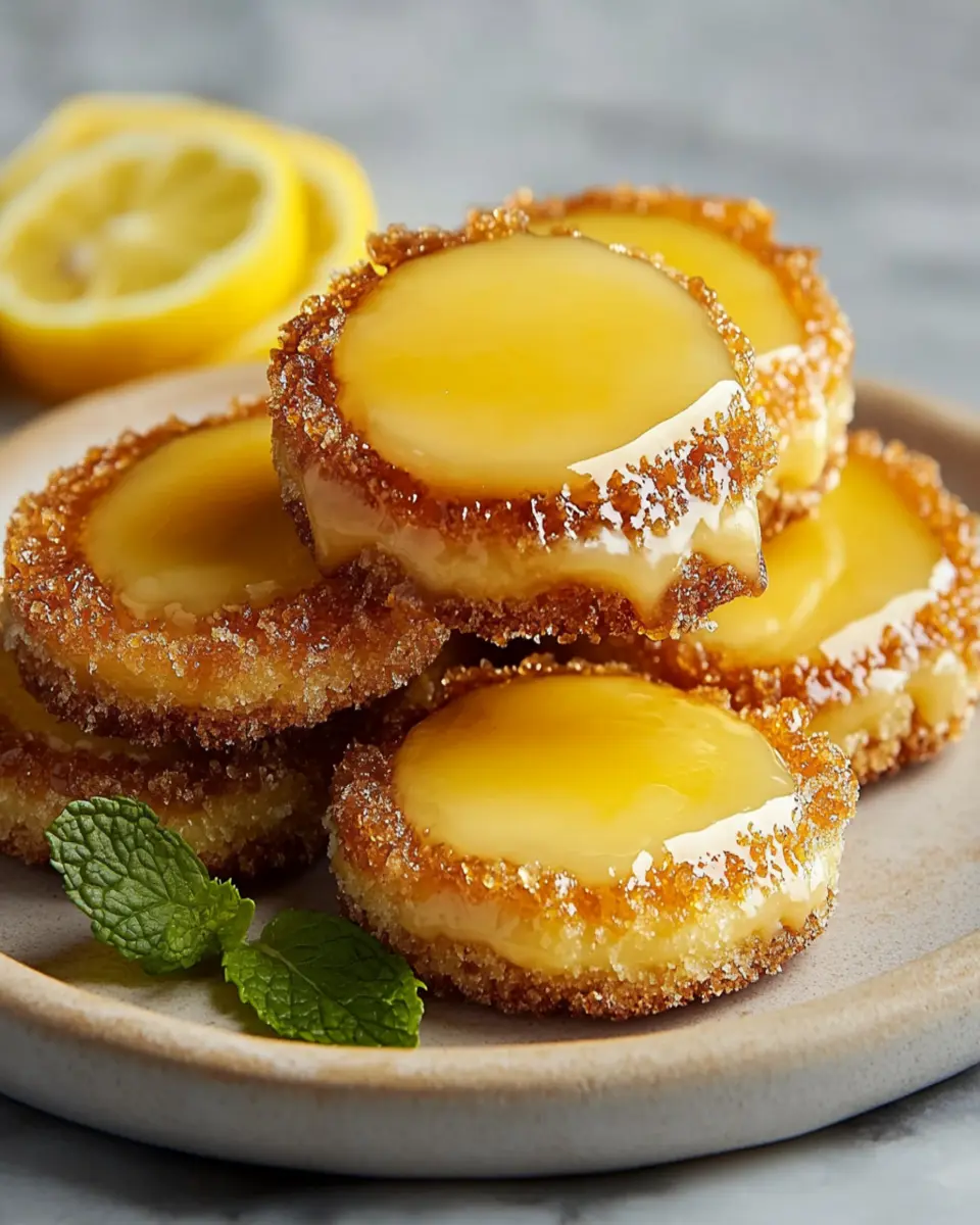 Lemon Creme Brulee Cookies First Image First Image