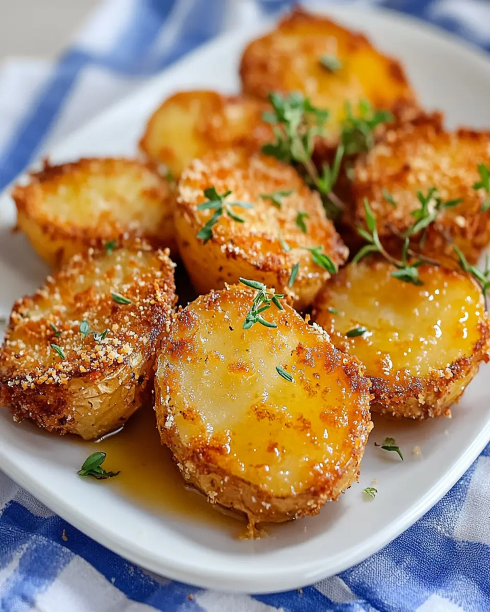 Parmesan Crusted Potatoes First Image First Image