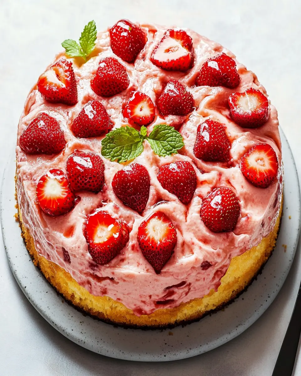 Fresh Strawberry Cake First Image First Image