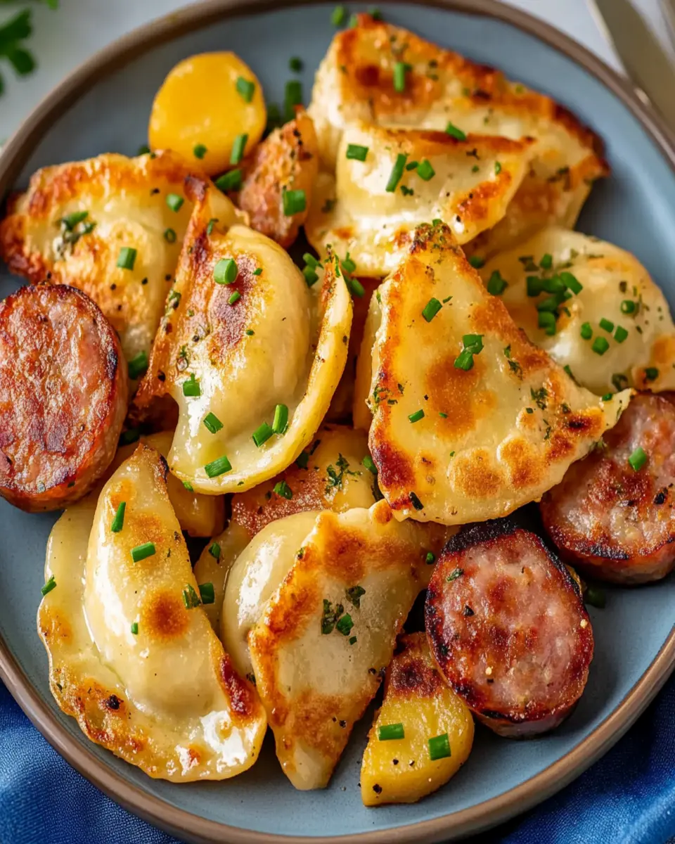 Sheet Pan Pierogi With Sausage First Image First Image