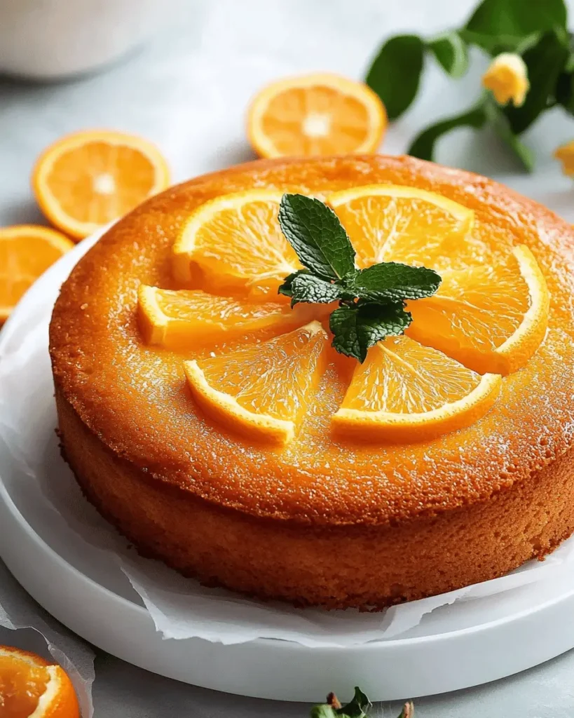 Whole Orange Cake – rind and all! First Image First Image