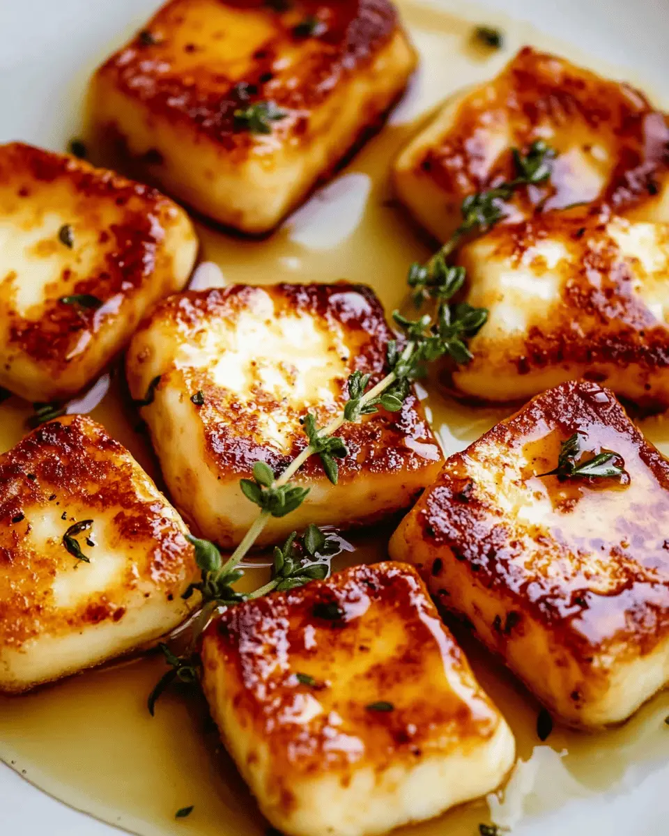 Golden Halloumi with Honey and Thyme First Image First Image