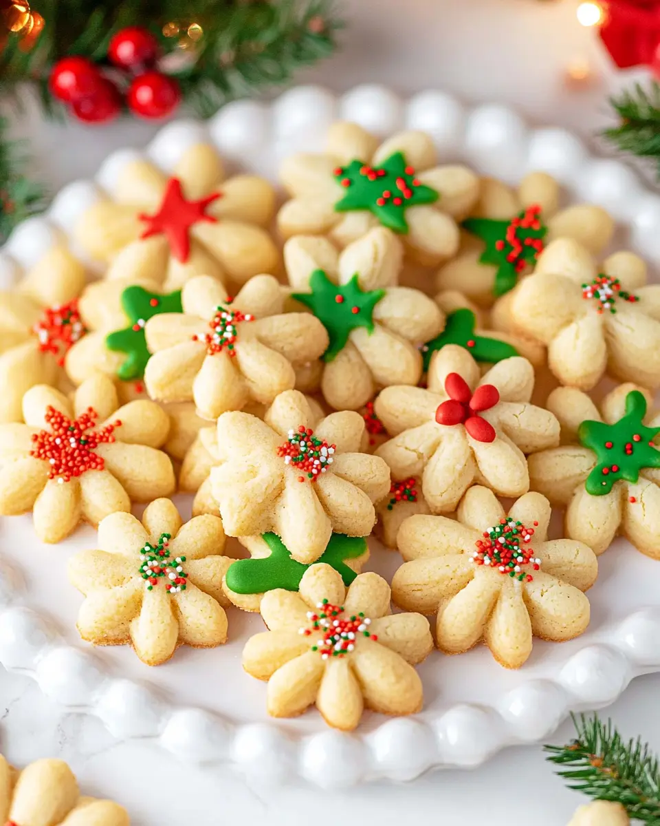 Spritz Cookies First Image First Image