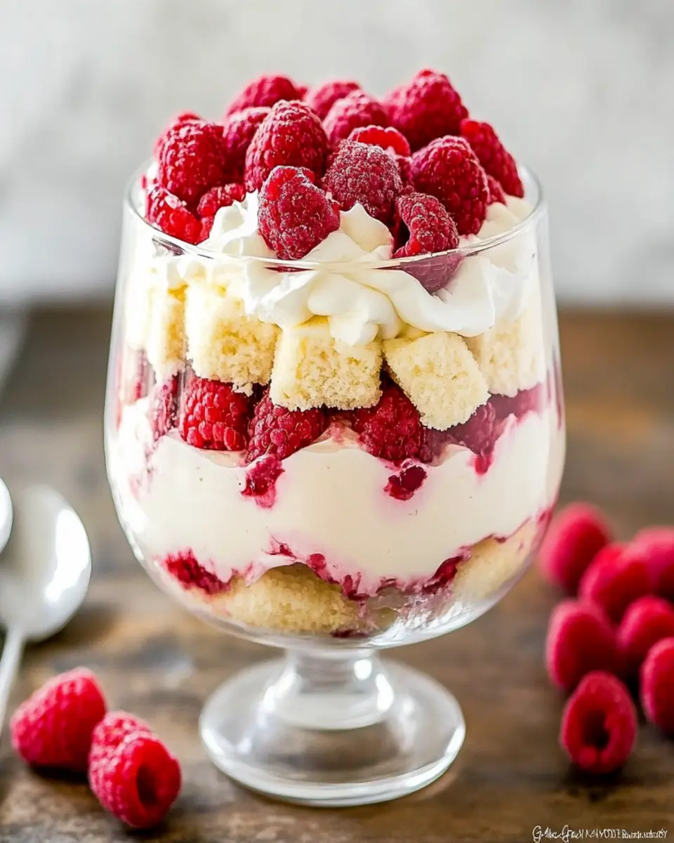 White Chocolate Raspberry Trifle First Image First Image