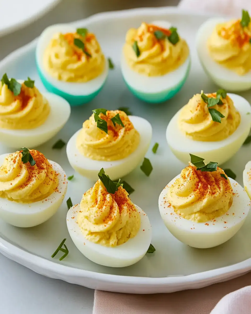 Easter Deviled Eggs First Image First Image