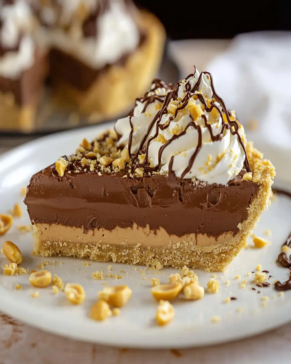 Chocolate Peanut Butter Pie First Image First Image