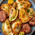 Sheet Pan Pierogi With Sausage First Image First Image