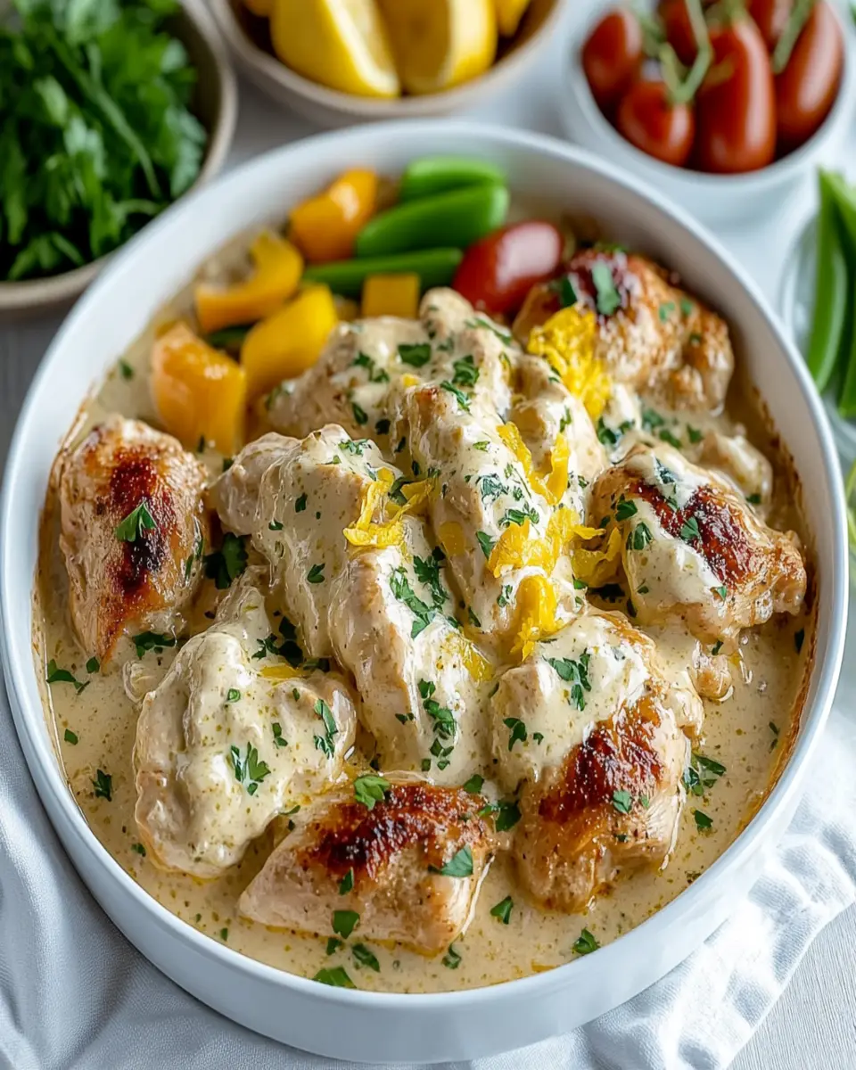 Creamy Crockpot Chicken with Cream Cheese First Image First Image