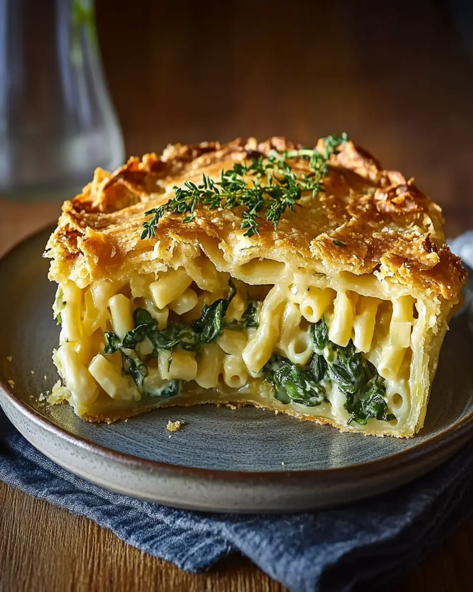 Mac 'n' greens pie First Image First Image
